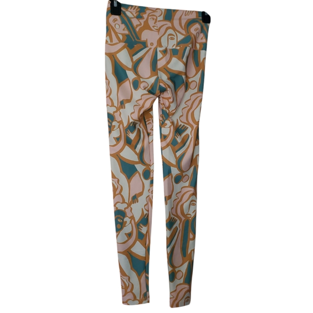 Dazey La Ani Print Figures Sports Leggings View 5